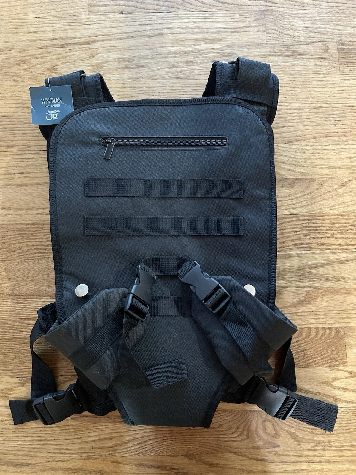 JumpOff Jo Wingman Tactical Inspired Baby Carrier, Black, New With Tags