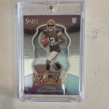 Panini Select 2025 Shedeur Sanders #12 Certified Rookie Browns Football Card