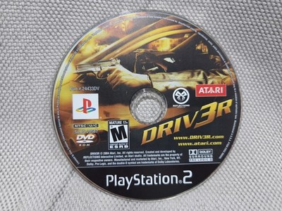 Driver 3/Driv3r (Sony PlayStation 2/PS2, 2004) DISC ONLY Tested And Working