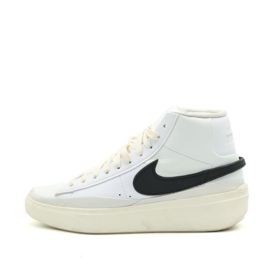Nike Herren Blazer Mid '77 Schuhe Weiß Schwarz Leder Unisex-Design Sneaker EU 43