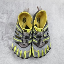 Vibram FiveFingers Shoes Mens Size 40 Gray Yellow Toe Running Sneakers T3M4301