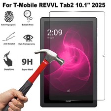 2Pack Screen Protector for T-Mobile Revvl Tab 2 Tablet 10.1" 2025 Tempered Glass