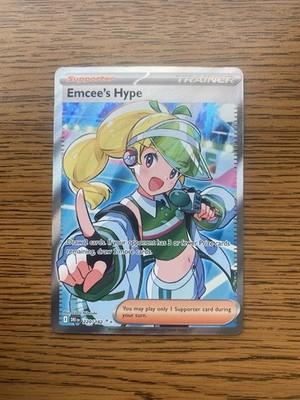 Emcee's Hype 220/182 Destined Rivals Ultra Rare Full Art Mint/NM Condition    