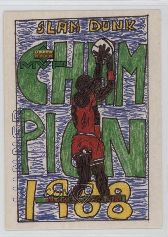 1999-00 Upper Deck MVP Draw Your Own Card Winner Michael Jordan #W10 HOF 1u9
