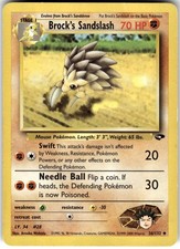Brock's Sandslash 36/132 Gym Challenge Pokemon LP Fast Ship on eBay