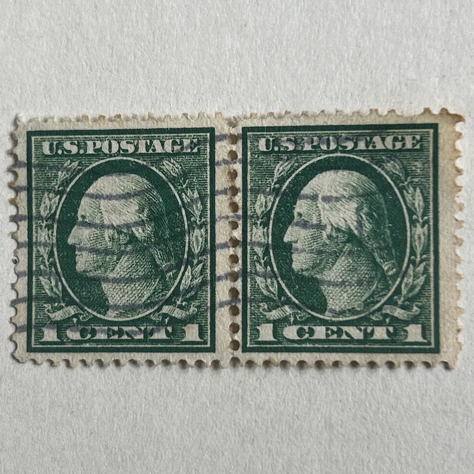 Rare George Washington (1732-1799) 1 Cent Postage Stamp Green 1912 US - Image 4 of 4