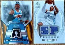 SP Rookie Threads SP Threads GU Patch & SP Game Used Jersey Allen Iverson