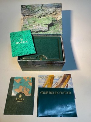 ROLEX YACHT-MASTER Platinum Dial 16622 Kit Box Rare!! Full Set