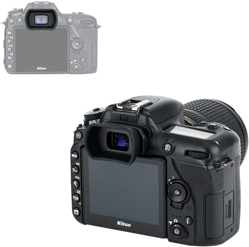 Oculaire souple étendu pour Nikon D7500 D7200 D7100 D600 D750 D3100 - Photo 5/12