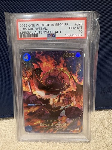 Edward Weevil (SP Card) graded PSA 10 for sale on eBay