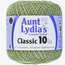 Green Crochet Thread Size 10 for Easy Crafting