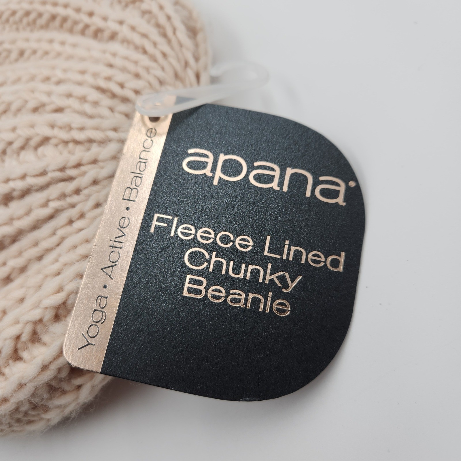 Beanie Hat With Pom Pom & Chunky Beanie Fleece Lined Bundle Winter Warm Hats