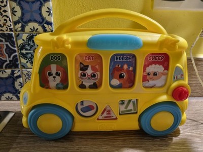 Chicco interaktiver zweisprachiger englisch/italienischer Schulbus zum Spielen