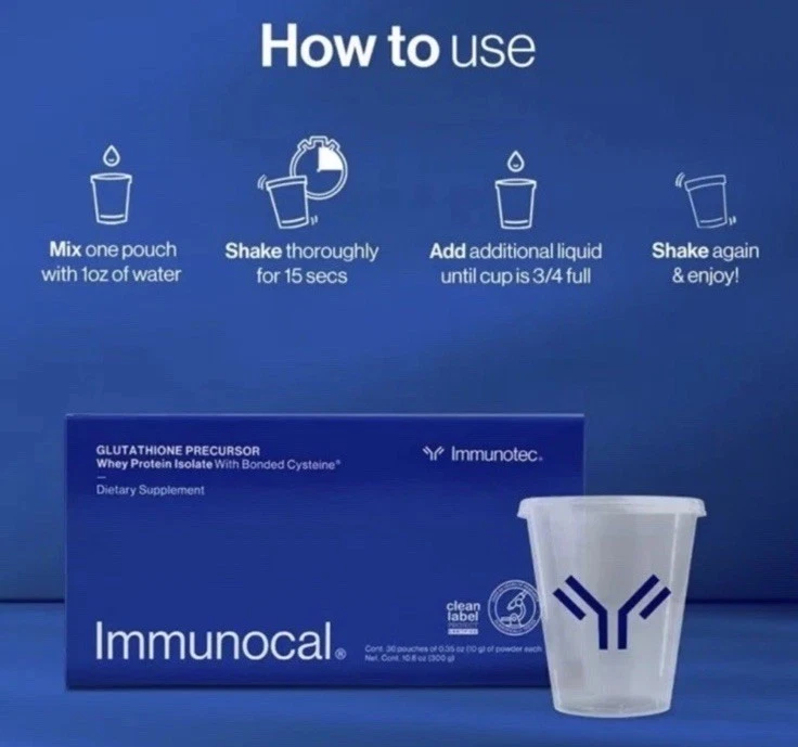 Immunocal Classic Blue Glutathione Precursor EXP2026/2027 FAST FREE SHIPPING‼️‼️ - Image 2 of 4