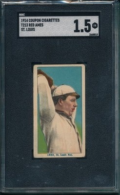1914-16 Coupon Cigarettes Type 2 - T213-2 Red Ames (RC) for sale online