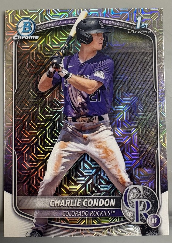 2026 Bowman Chrome Charlie Condon Mojo Refractor RC
