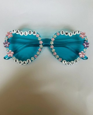 Taylor Swift Eras Tour Concert Heart Sun Glasses Merch Heart Glasses
