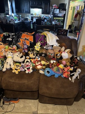 Mega Plushie Lot 35+ Huge Toy Collection FNAF Pokemon Minecraft Disney Woody