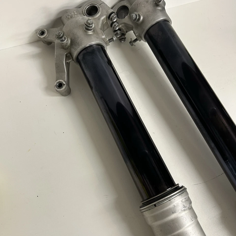 09-17 2016 KAWASAKI KX250F KX 250 F HORQUILLAS DELANTERAS AMORTIGUADORES PIERNA SUSPENSIÓN SHOWA SF Foto 2 de 4