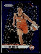 2024 Panini Prizm WNBA #35 Veronica Burton Blue Velocity Prizms