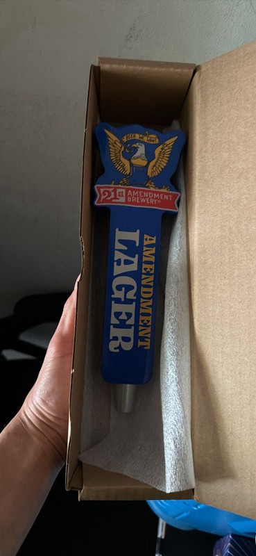 21st Amendment Brewery Lager Beer Tap Handle Knob Breweriana