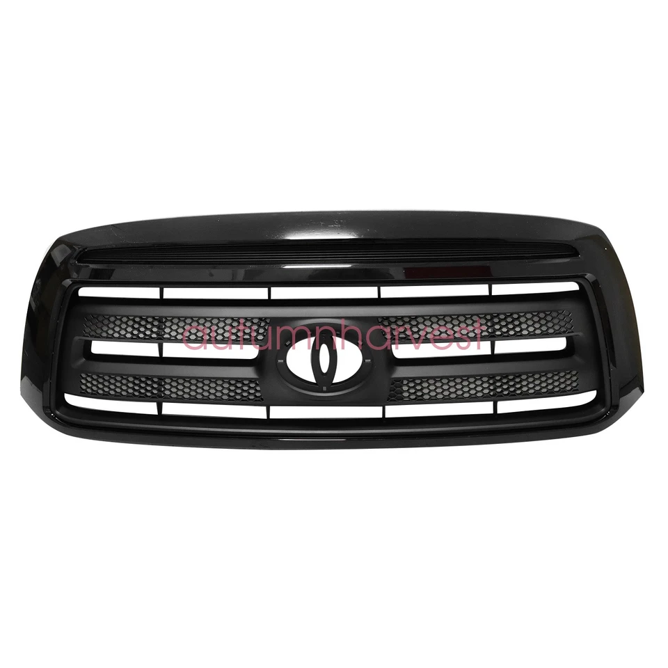 Black Grill Front Bumper Upper Grille For 2010 2011 2012 2013 Toyota Tundra - Imagem 2 de 4