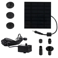 40 GPH Solar Fountain Water Pump Kit - 20 in Lift by Sunnydaze
