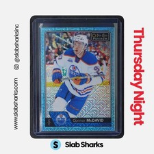 2016 UPPER DECK O-PEE-CHEE PLATINUM #1 CONNOR MCDAVID ICE BLUE TRAXX