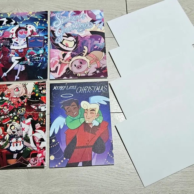 Hazbin Hotel Christmas Official Goods - Set of Cards