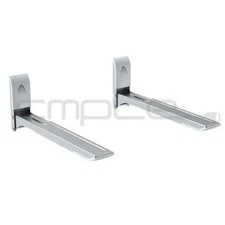 Wall Mount Bracket Under TV Shelf Component Cable Box DVR DVD Microwave