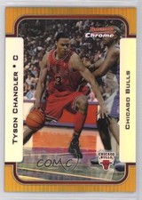 2003 Bowman Rookies & Stars Chrome Gold Refractor 23/50 Tyson Chandler #62 09is