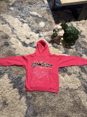 Pink Sp5der hoodie I Size M I