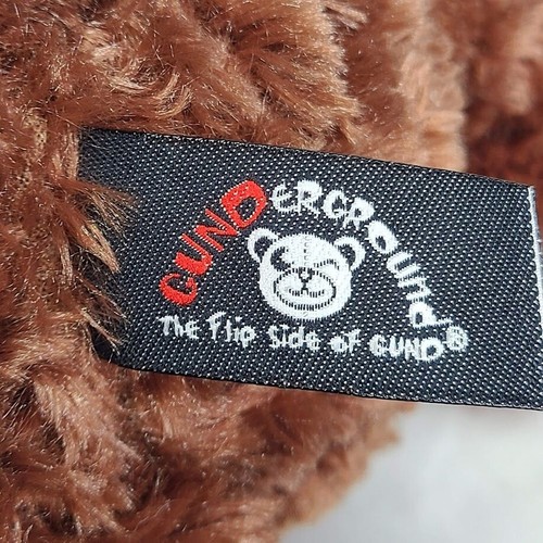 Gunderground Love the Stache Philbin Mustache Brown Teddy Bear 12 Inch Gund NWT - Picture 9 of 13