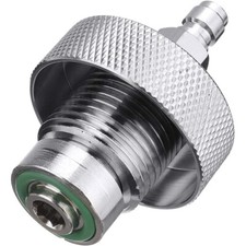 Edelstahl G5/8 300Bar Din Ventil F&uuml;llungadapter F&uuml;r Paintball PCP Air Gun Rifle!