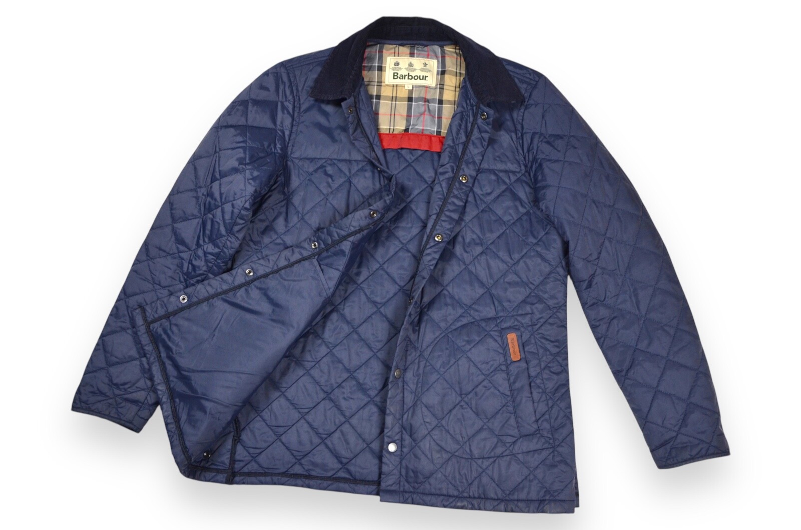 Men's Barbour Thornhill Quilt Jacket in South Shield Blue Size L England
