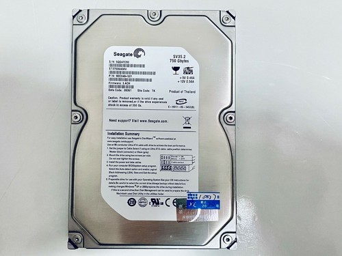 Seagate 3.5" IDE PATA 750GB 16M 7200 RPM PATA/IDE/EID HDD Hard Drive Disk For PC - Picture 1 of 5