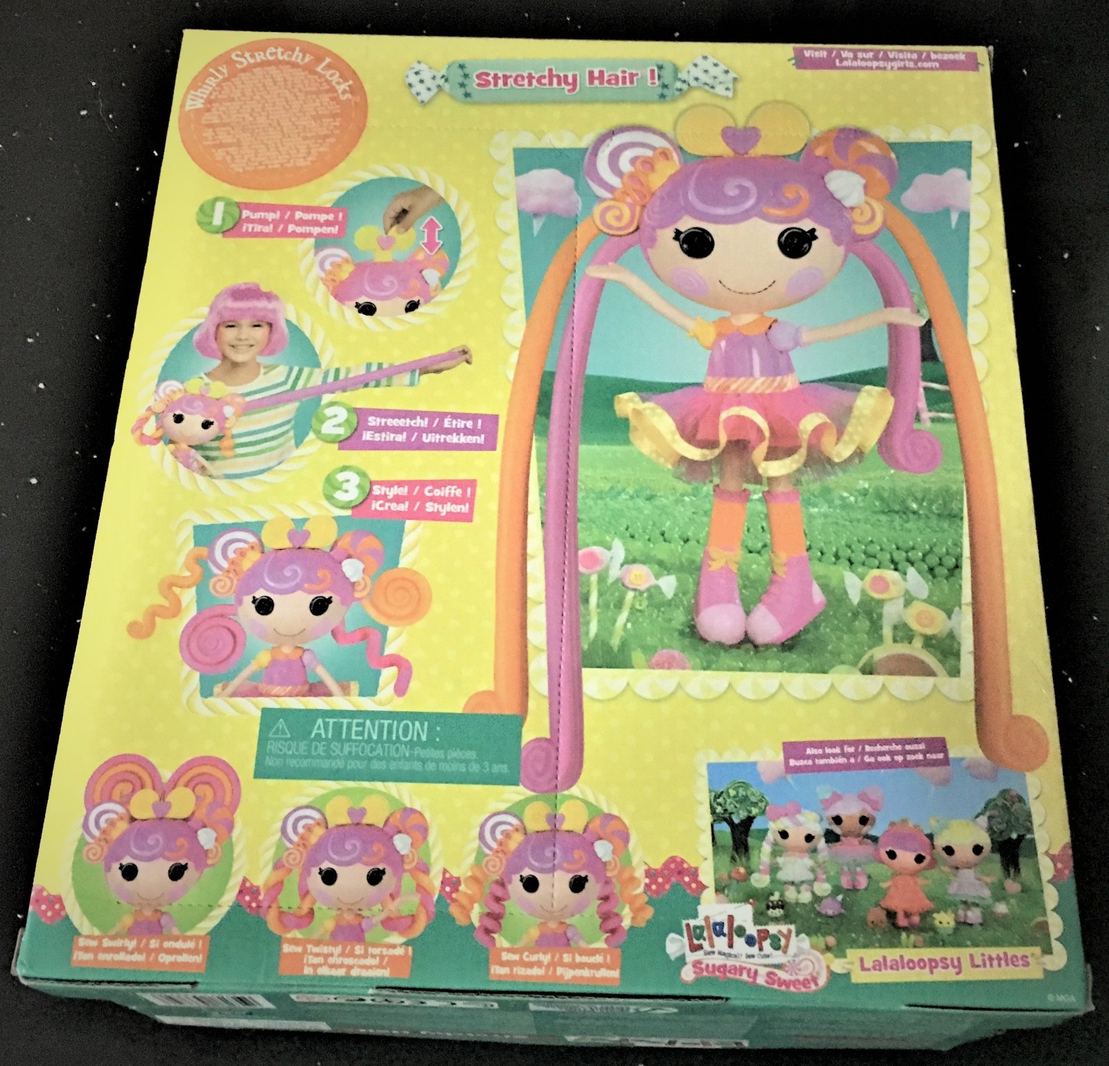 lalaloopsy whirly stretchy locks