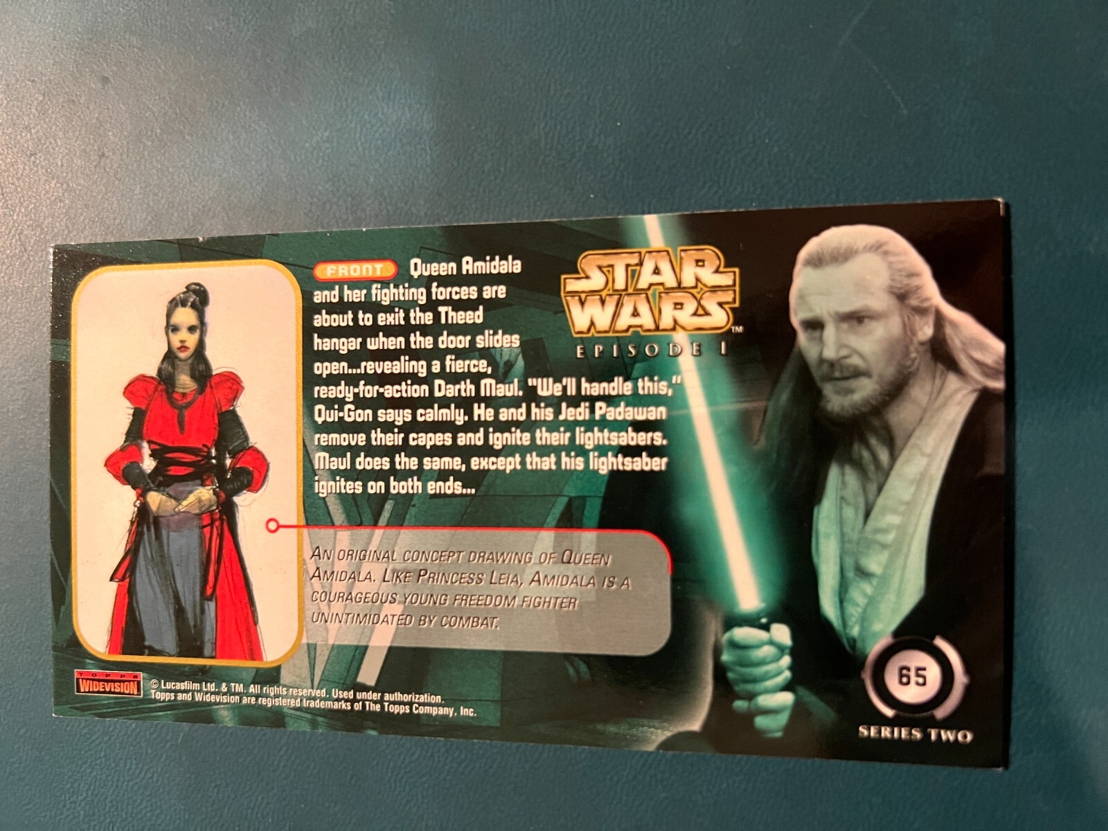 1999 Topps Star Wars Episode I SERIES 1-2 Widevision Complete Your Set U Pick - Picture 301 of 331