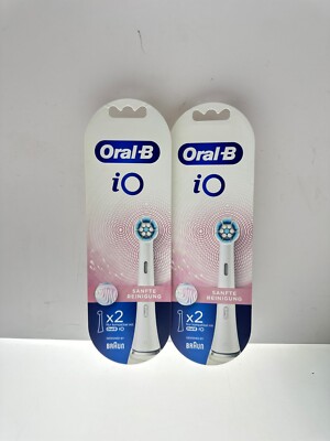 Oral-B iO Series Gentle Care Toothbrush Replacement Brush Heads 4 Count White