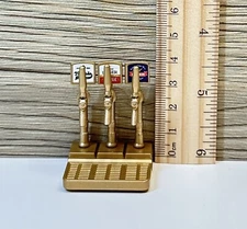 Dollhouse miniature Pub Bar Craft beer tap draft beer dispenser