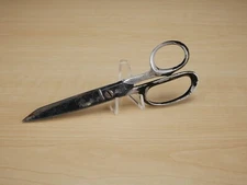 Vintage Clauss #4216 Black and Chrome Scissors Shears 6”