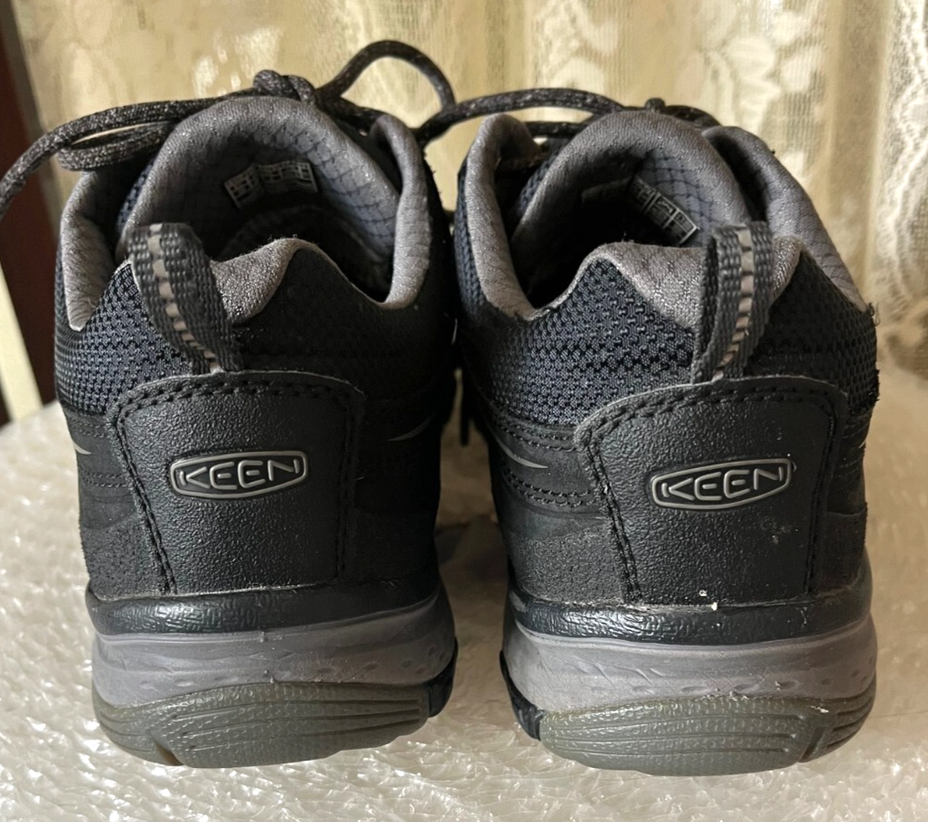 Scarpe da ginnastica Keen donna taglia 8 5 W impermeabili nere in pelle escursionismo casual