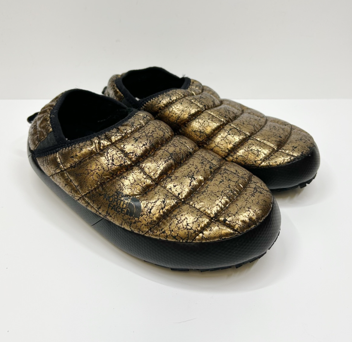 PANTOFOLA D’ORO THE NORTH FACE Thermoball Trazione Mule V Ciabatta Pelliccia Ecopelliccia Isolata Donna 7