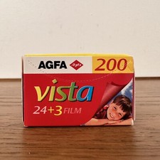 AGFA 200 Vista 35mm Photo Film Color Prints 27 Exposure New Sealed Expired 03/06