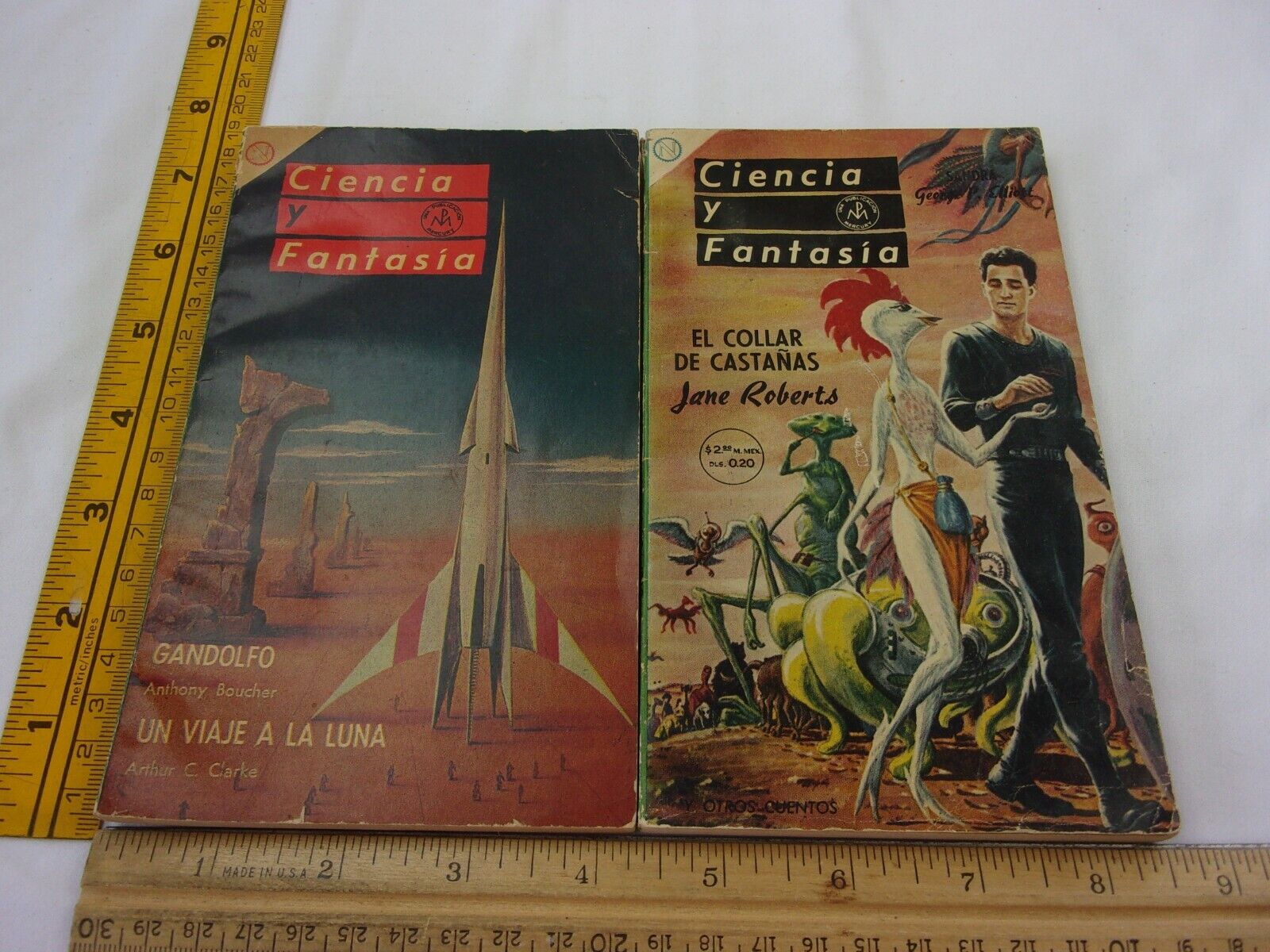 Ciencia Y Fantasia Science Fiction Pulp 1940s Mexico RARE HP Lovecraft A Clarke Ważna wiedza