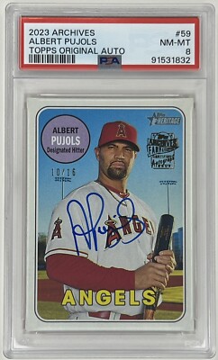 その他  Pujols Auto Fleer Albert Pujols 2023 Topps Archives Originals Buyback Autograph #d
