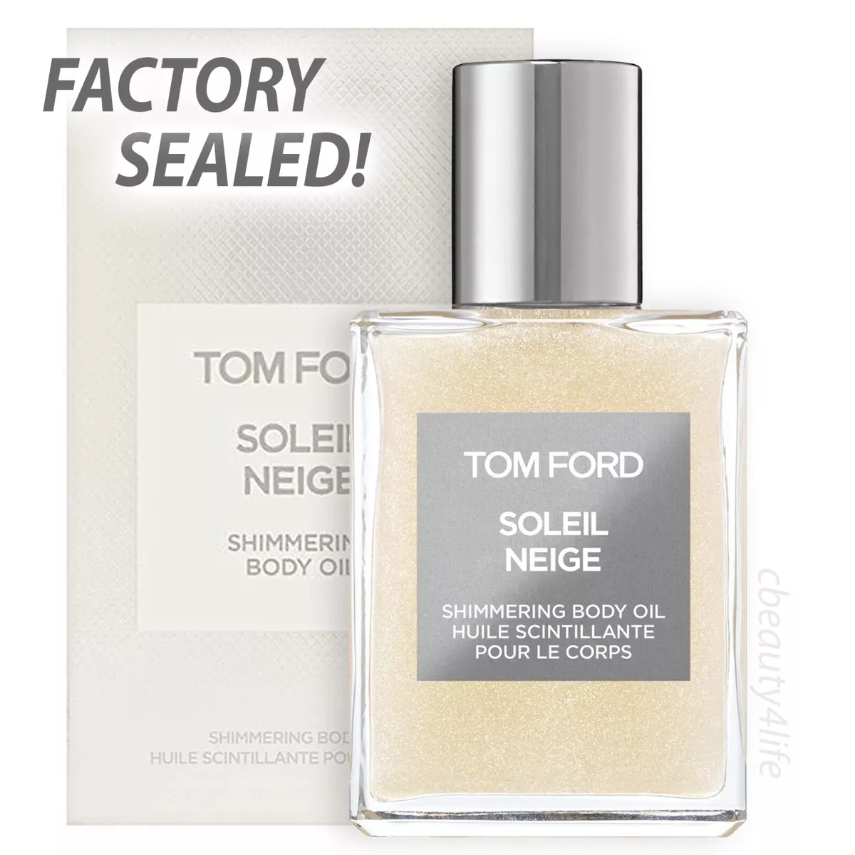 Tom Ford Soleil Neige Shimmering Body Oil Perfume Scent Spray 1.5
