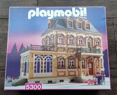 Playmobil Maison Rose Nostalgie Série 5300 - Avec Nombreux Extras - Occasion