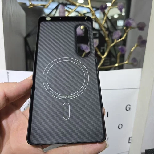 Genuine Carbon Fiber Magnetic Cover Fr Sony Xperia 1 VII Shockproof MagSafe Case - Picture 9 of 10