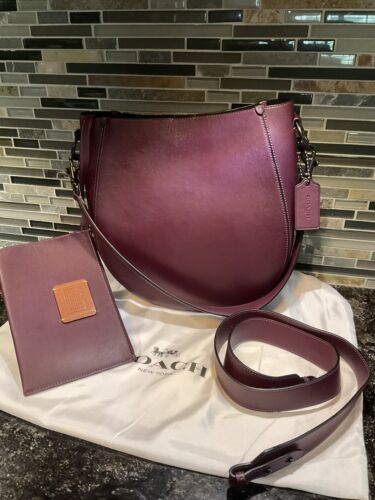 COACH Maddy Hobo Glovetanned Leather 88344 Eggplant Sienna | eBay COACH Maddy Hobo Glovetanned Leather 88344 Eggplant Sienna | eBay